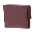 COCCINELLE Metallic Soft Wallet Grained Leather Winter Rose