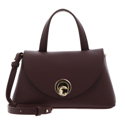 COCCINELLE Nikla Handbag Double Grainy Leather Berry / Wint. Rose COCCINELLE Nikla Handbag Double Grainy Leather Berry / Wint. Rose