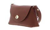 COCCINELLE Nikla Mini Bag Double Grainy Leather Cognac / Noir COCCINELLE Nikla Mini Bag Double Grainy Leather Cognac / Noir