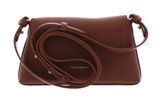 COCCINELLE Nikla Mini Bag Double Grainy Leather Cognac / Noir COCCINELLE Nikla Mini Bag Double Grainy Leather Cognac / Noir