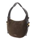 COCCINELLE Thess Handbag Suede Le. / Grained Le. Brunette / Brunet COCCINELLE Thess Handbag Suede Le. / Grained Le. Brunette / Brunet