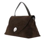 COCCINELLE Nikla Suede Bim Handbag Fango / Fango COCCINELLE Nikla Suede Bim Handbag Fango / Fango