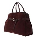 COCCINELLE Sabine Suede Bi Handbag Berry / Berry