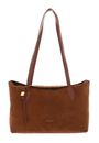 COCCINELLE Thess Handbag Suede Le. / Grained Le. Cognac / Cognac