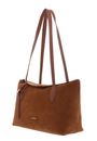 COCCINELLE Thess Handbag Suede Le. / Grained Le. Cognac / Cognac