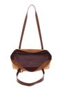 COCCINELLE Thess Handbag Suede Le. / Grained Le. Cognac / Cognac