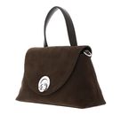 COCCINELLE Nikla Suede Bim Handbag Fango / Fango COCCINELLE Nikla Suede Bim Handbag Fango / Fango