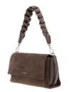 COCCINELLE Boheme Shoulder Bag Suede Leather / Grained Lea. Warm Ta / Warm Ta