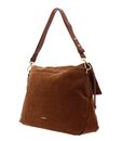 COCCINELLE Lidia Suede Le. / Smooth Le. Shoulderbag Cognac / Cognac