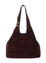 COCCINELLE C-Easy Check E Shoulder Bag Berry / Berry COCCINELLE C-Easy Check E Shoulder Bag Berry / Berry