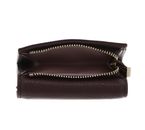 COCCINELLE Metallic Soft Wallet Grained Leather Berry