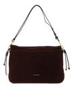 COCCINELLE Lidia Handbag Suede Leather / Smooth Leather Brunette / Brunet COCCINELLE Lidia Handbag Suede Leather / Smooth Leather Brunette / Brunet