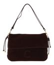 COCCINELLE Lidia Handbag Suede Leather / Smooth Leather Brunette / Brunet COCCINELLE Lidia Handbag Suede Leather / Smooth Leather Brunette / Brunet