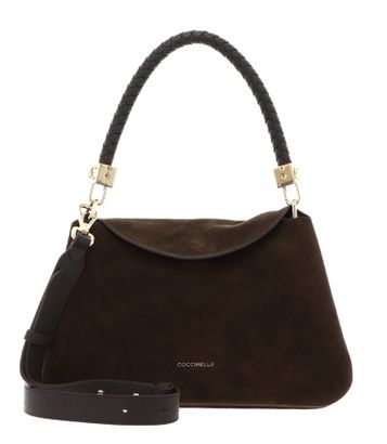 COCCINELLE Tiggy Suede Bim Handbag S Fango / Fango