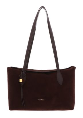 COCCINELLE Thess Handbag Suede Le. / Grained Le. Brunette / Brunet
