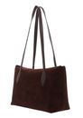 COCCINELLE Thess Handbag Suede Le. / Grained Le. Brunette / Brunet