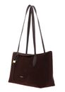 COCCINELLE Thess Handbag Suede Le. / Grained Le. Brunette / Brunet