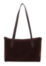 COCCINELLE Thess Handbag Suede Le. / Grained Le. Brunette / Brunet