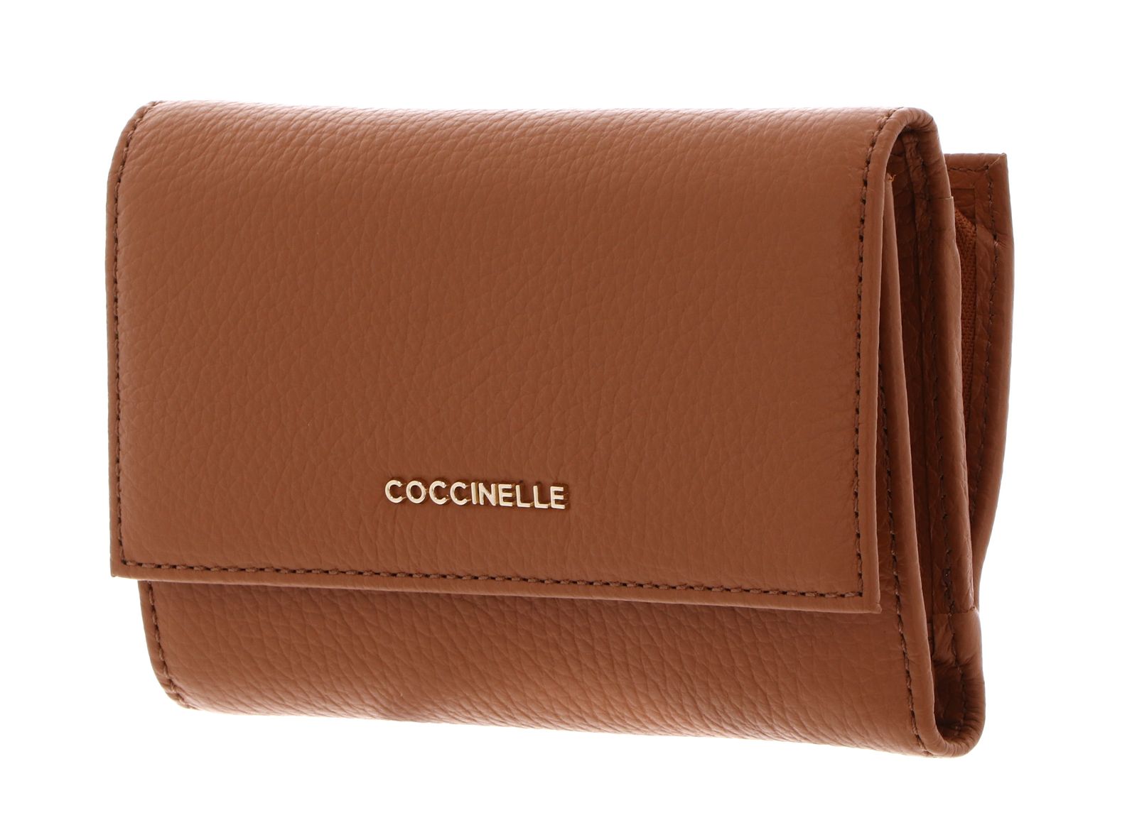 COCCINELLE Metallic Soft Wallet Grainy Leather Robin