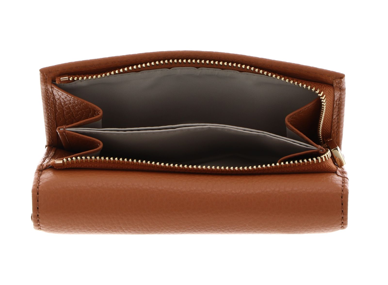COCCINELLE Metallic Soft Wallet Grainy Leather Robin COCCINELLE Metallic Soft Wallet Grainy Leather Robin
