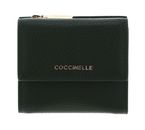 COCCINELLE Metallic Soft Wallet Grained Leather Garden Green