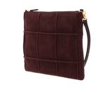 COCCINELLE Best Check Embroidery Crossbody Bag Berry / Berry