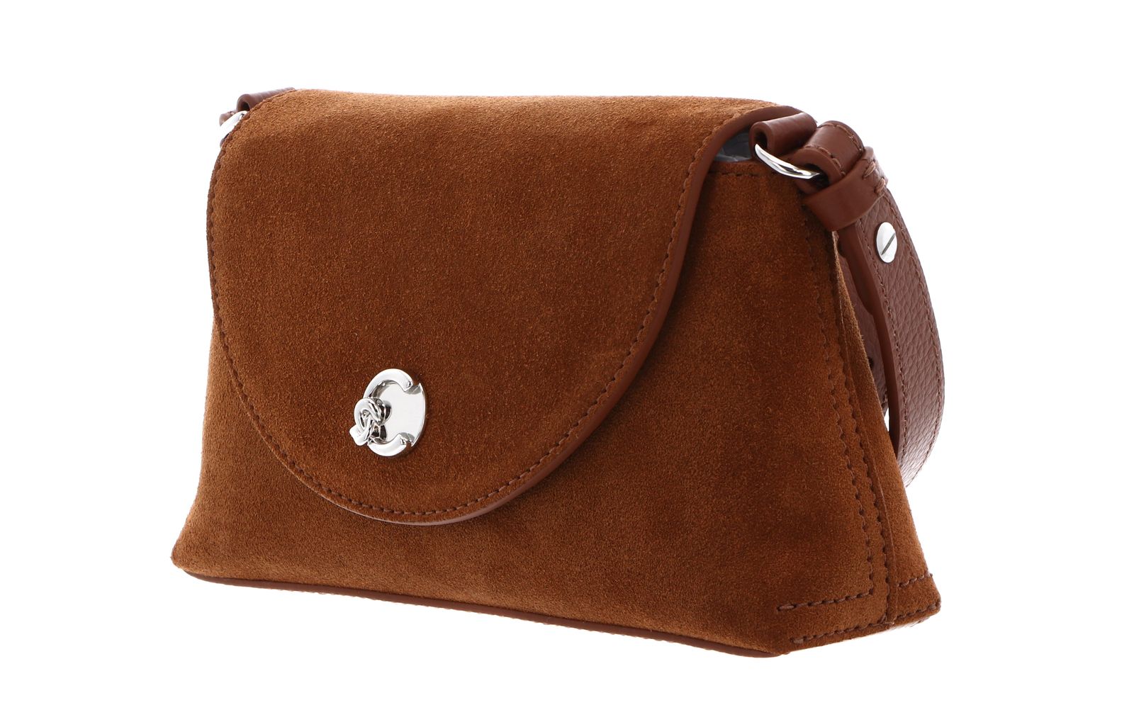 COCCINELLE Nikla Suede Bim Mini Bag Cognac / Cognac COCCINELLE Nikla Suede Bim Mini Bag Cognac / Cognac