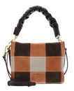 COCCINELLE Boheme Vichy Patch Handbag Mul. Robin / Fango