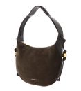 COCCINELLE Thess Handbag Suede Le. / Grained Le. Fango / Fango