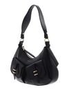 COCCINELLE Mavery Pocket Shoulder Bag Grained Leather Noir
