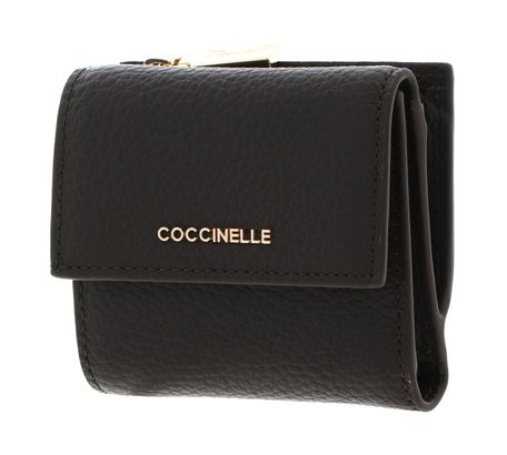 COCCINELLE Metallic Soft Wallet Grained Leather Fango