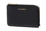 COCCINELLE Metallic Soft Card Holder Noir