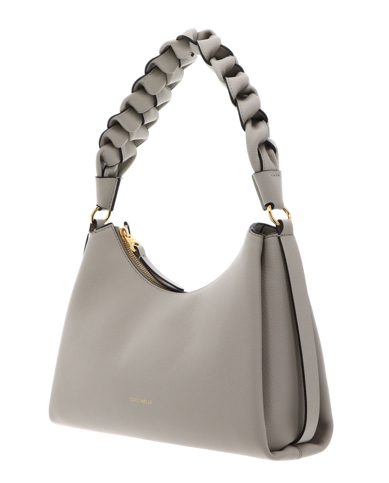 COCCINELLE Boheme Grana Double Shoulder Bag M Eucalipto / Fango COCCINELLE Boheme Grana Double Shoulder Bag M Eucalipto / Fango