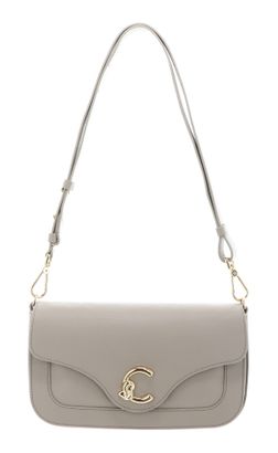 COCCINELLE C-Me Grained Leather Crossbody Bag Eucalipto COCCINELLE C-Me Grained Leather Crossbody Bag Eucalipto