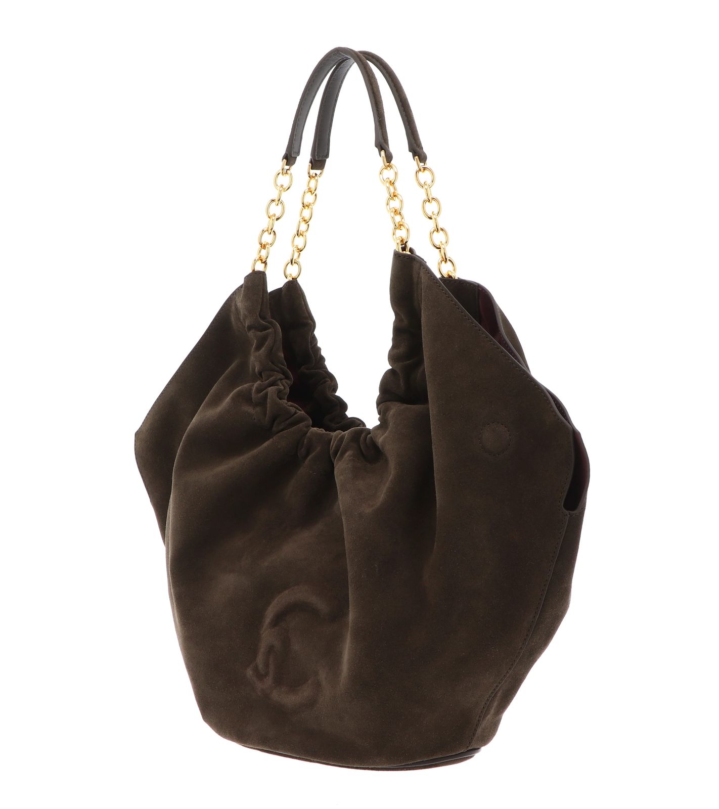 COCCINELLE Smash Suede Bim Shoulder Bag Fango / Fango COCCINELLE Smash Suede Bim Shoulder Bag Fango / Fango
