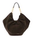 COCCINELLE Smash Suede Bim Shoulder Bag Fango / Fango COCCINELLE Smash Suede Bim Shoulder Bag Fango / Fango
