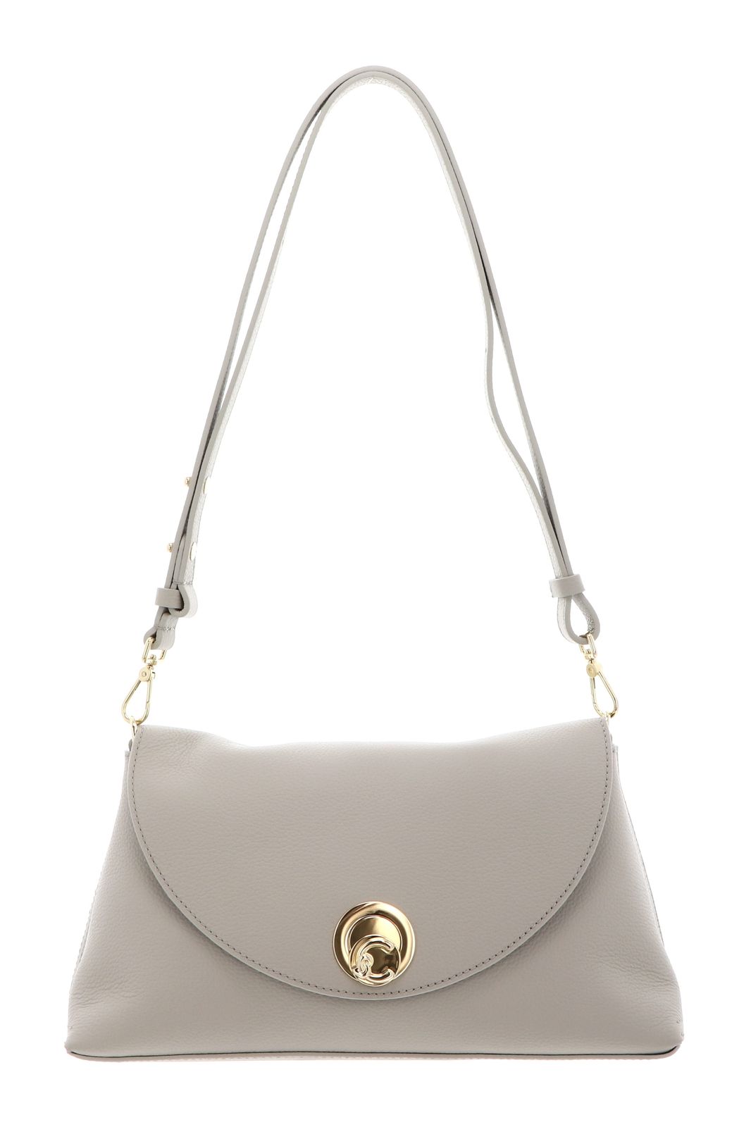 COCCINELLE Nikla Handbag Double Grainy Leather Eucalipto / Fango