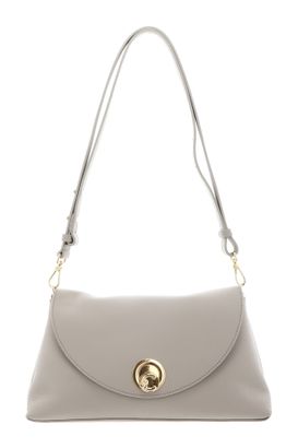COCCINELLE Nikla Handbag Double Grainy Leather Eucalipto / Fango COCCINELLE Nikla Handbag Double Grainy Leather Eucalipto / Fango