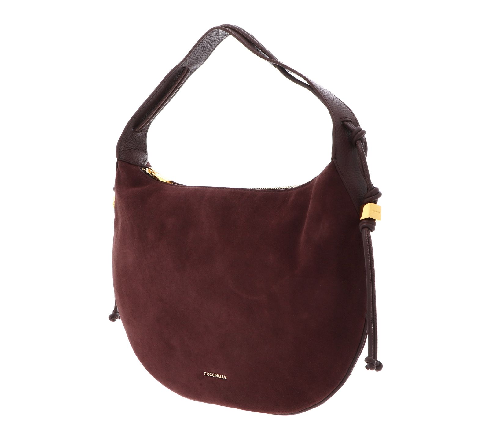 COCCINELLE Thess Handbag Suede Le. / Grained Le. Berry / Berry COCCINELLE Thess Handbag Suede Le. / Grained Le. Berry / Berry