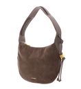COCCINELLE Thess Handbag Suede Le. / Grained Le. Warm Ta / Warm Ta