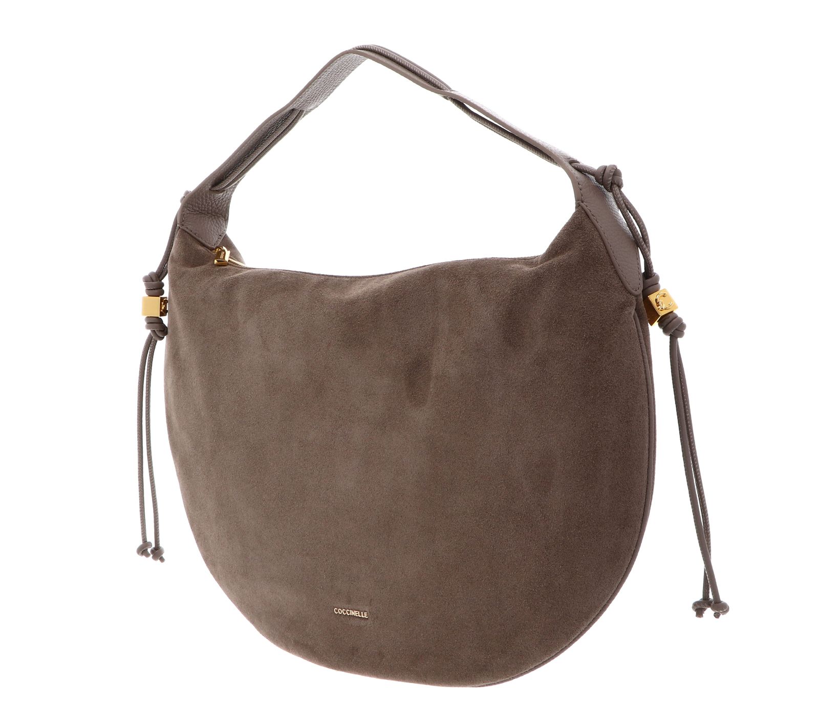 COCCINELLE Thess Handbag Suede Le. / Grained Le. Warm Ta / Warm Ta COCCINELLE Thess Handbag Suede Le. / Grained Le. Warm Ta / Warm Ta
