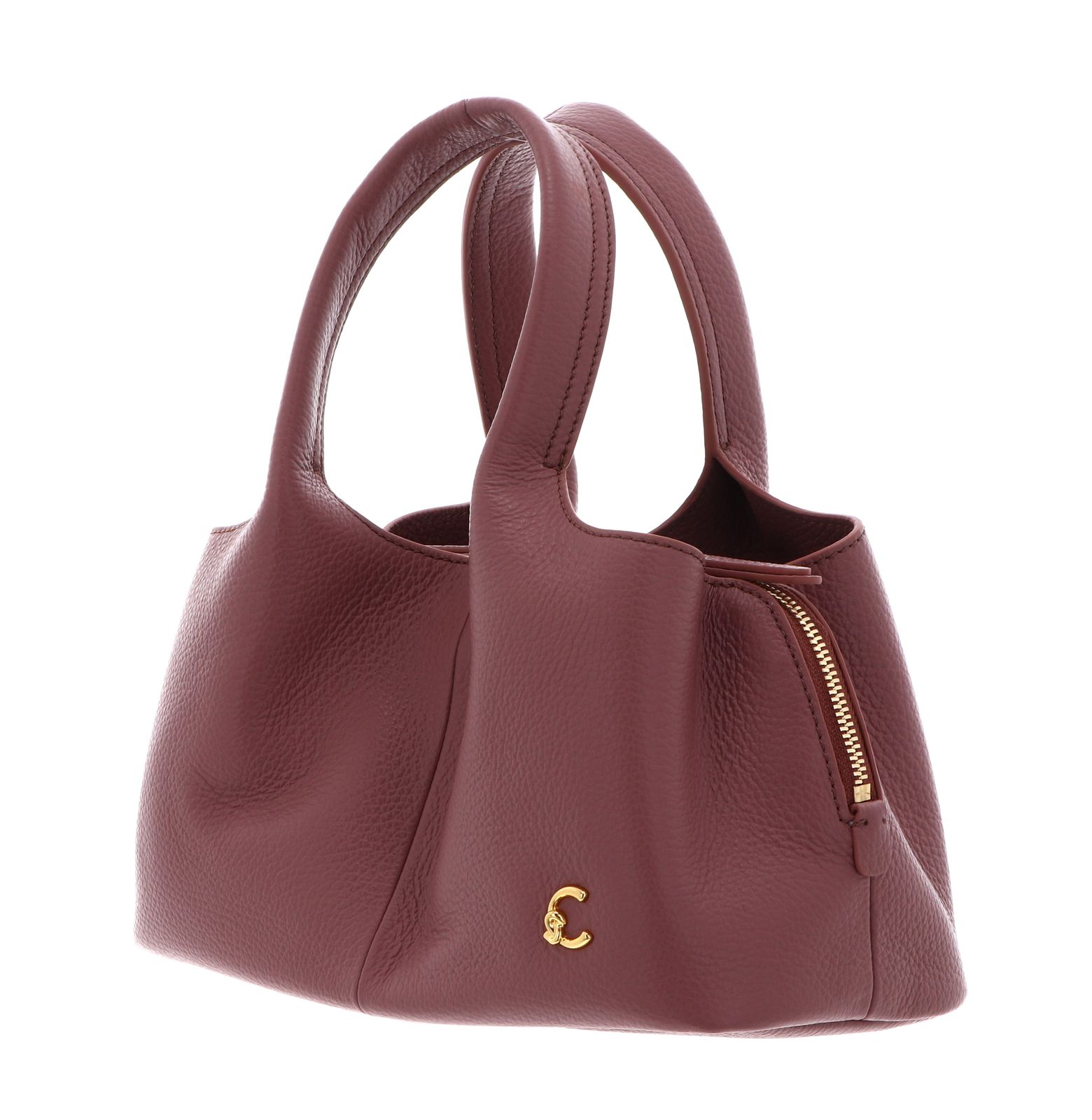 COCCINELLE Nell Handbag Grained Leather Winter Rose COCCINELLE Nell Handbag Grained Leather Winter Rose