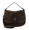 COCCINELLE Mavery Suede BI Handbag Suede Leather / Micro Gra. Le. Fango / Fango COCCINELLE Mavery Suede BI Handbag Suede Leather / Micro Gra. Le. Fango / Fango