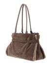 COCCINELLE Sabine Soft Handbag Suede Le. / Eco Fur / Gra. Le War T / War. T / War COCCINELLE Sabine Soft Handbag Suede Le. / Eco Fur / Gra. Le War T / War. T / War