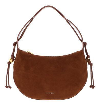 COCCINELLE Thess Handbag Suede Le. / Grained Le. Cognac / Cognac COCCINELLE Thess Handbag Suede Le. / Grained Le. Cognac / Cognac