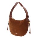 COCCINELLE Thess Handbag Suede Le. / Grained Le. Cognac / Cognac