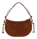 COCCINELLE Thess Handbag Suede Le. / Grained Le. Cognac / Cognac