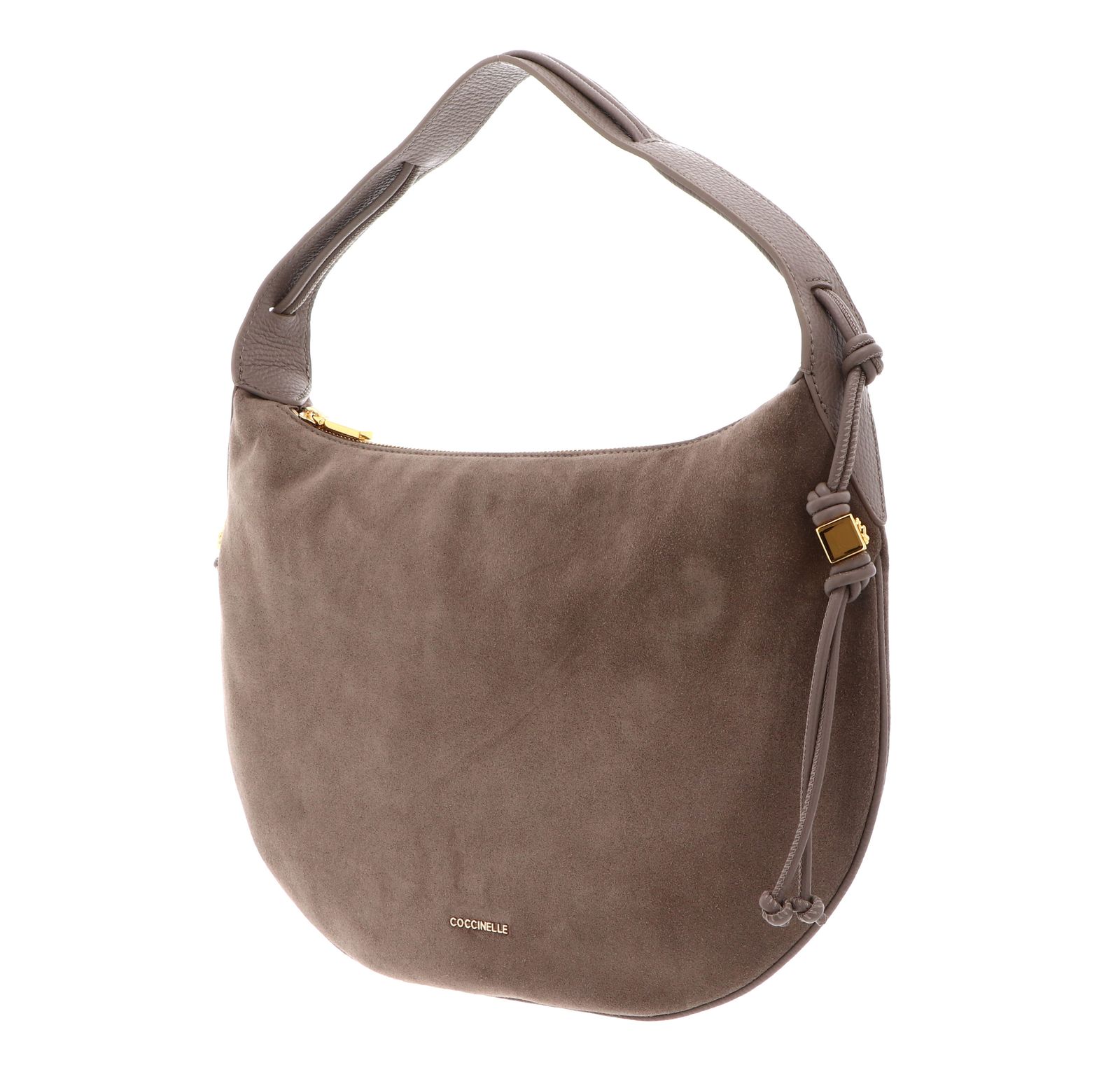 COCCINELLE Thess Handbag Suede Le. / Grained Le. Warm Ta / Warm Ta COCCINELLE Thess Handbag Suede Le. / Grained Le. Warm Ta / Warm Ta