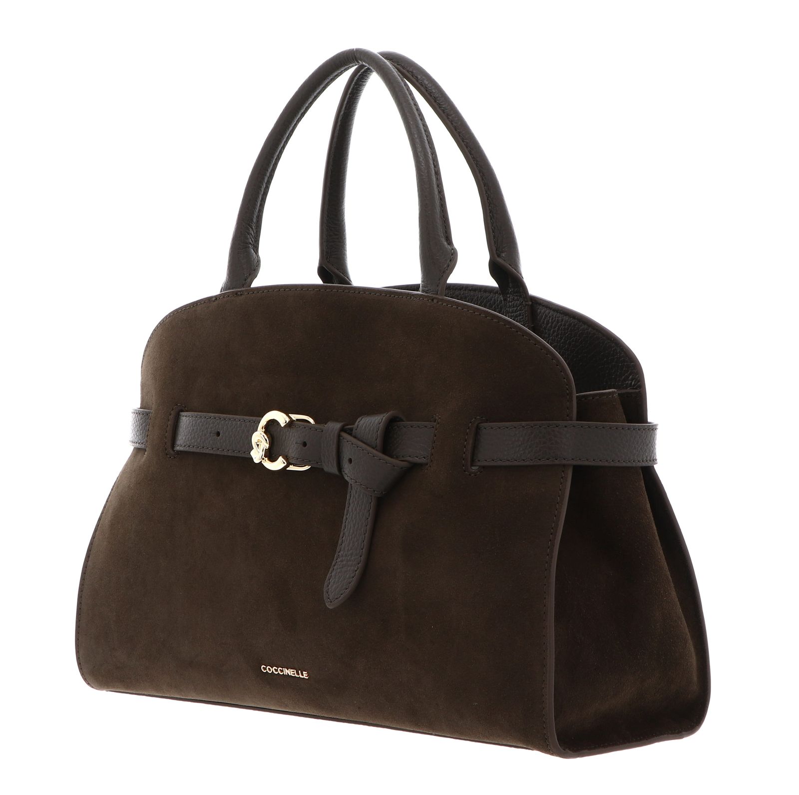 COCCINELLE Sabine Suede Bi Handbag Fango / Fango COCCINELLE Sabine Suede Bi Handbag Fango / Fango