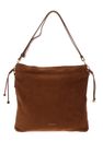 COCCINELLE Lidia Suede Le. / Smooth Le. Shoulderbag Cognac / Cognac